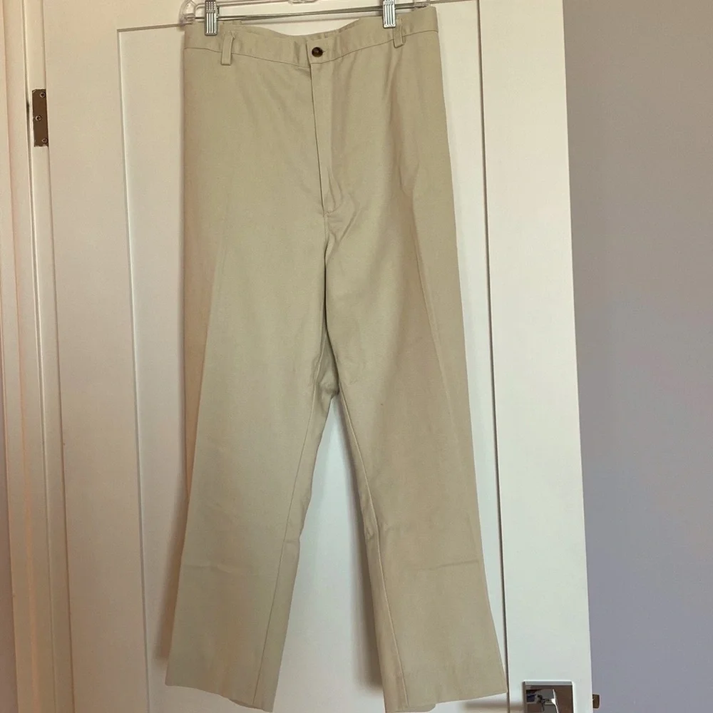 HAGGAR GENERATIONS big man pants. Cotton Flat front Button back pockets 45/24 C